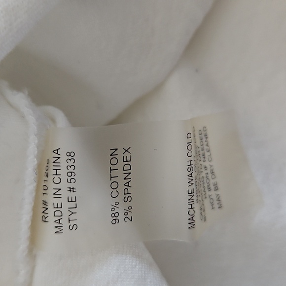 Soft Surroundings White Dazzle Denim Metro legging - Picture 11 of 11